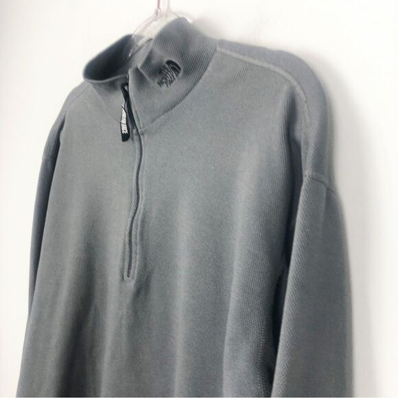THE NORTH FACE | Dark Gray 1/4 Zip Base Layer Long Sleeve Pullover Men’s Size M - Picture 3 of 8